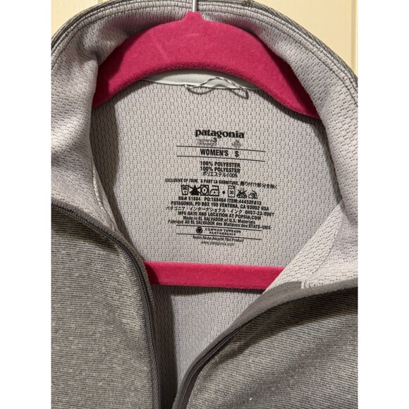 Patagonia 1/4 Zip Capilene 3 Womens Large Midweight Base Layer Pullover Grey - S - Picture 4 of 6